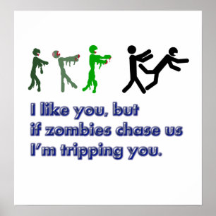 Zombies-reisbord Poster