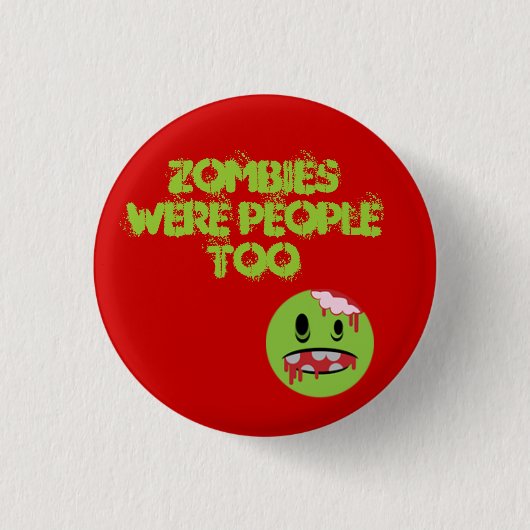 Zombies Ronde Button 3,2 Cm (Voorkant)