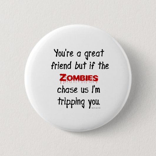 Zombies Ronde Button 5,7 Cm (Voorkant)