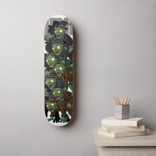 zombies skateboard (Muurkunst)