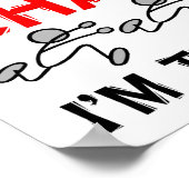 Zombies Trier Drôle Poster (Coin)