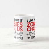 Zombies Tripping Funny Mug Koffiemok (Center)