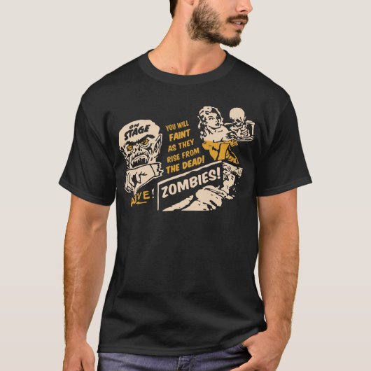 ZOMBIES U zult FAINT aangezien zij van DOOD stijge T-shirt (Voorkant)