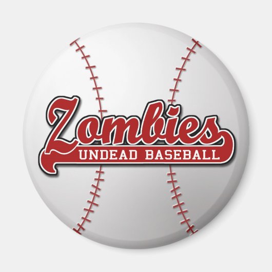 ZOMBIES Undead Baseball - aimant (Devant)