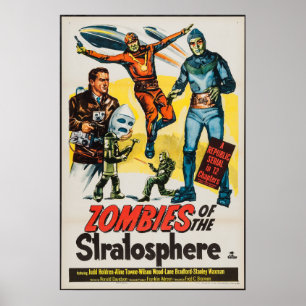 Zombiës van het poster Stratosfeer
