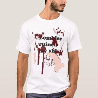Zombies verpestten mijn shirt