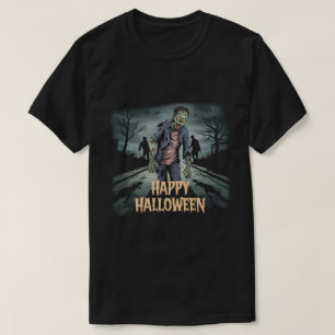 Zombies: vrolijke Halloween T-shirt