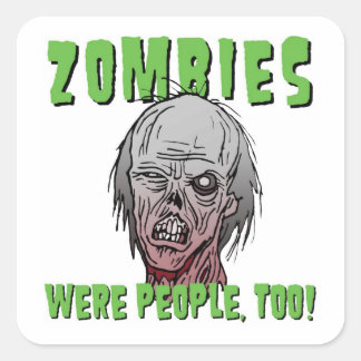 Zombies waren mensen, te Sticker