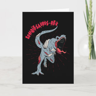 Zombiesaurus Rex Zombie Dino Kaart