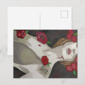 Zombified Beauty Briefkaart (Voorkant / Achterkant)