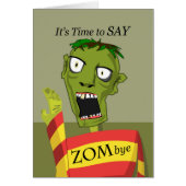 Zombye, grappig afscheid met Zombie (Voorkant)