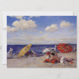 Zomdag aan de zeezijde (strand landschap) kaart