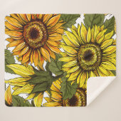 Zomenbloem. Sherpa Deken (Voorkant (horizontaal))