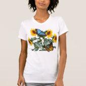 Zomenbloemen en vlinderbloemigen t-shirt (Voorkant)