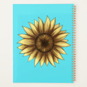 Zomende zonnebloemen planner (Achterkant)