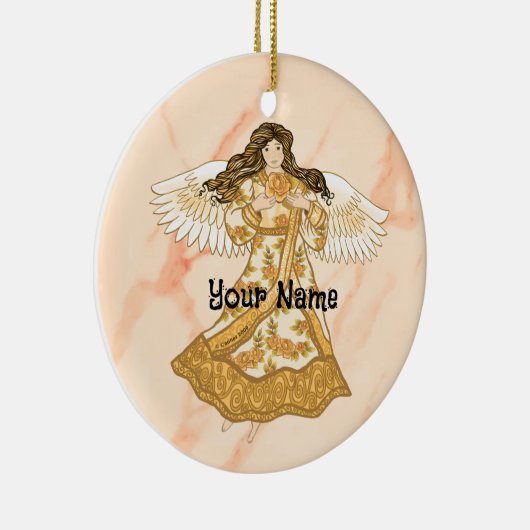 Zomengel Christelijk Keramisch Ornament (Rechts)