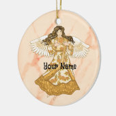 Zomengel Christelijk Keramisch Ornament (Links)