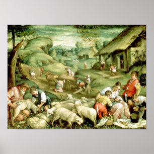 Zomer, 1570-80 poster