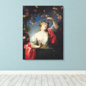 zomer 1717 canvas afdruk (Insitu (Houten vloer))