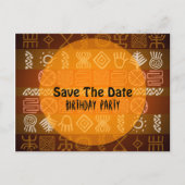 Zomer 17e verjaardag Red de datum Aankondigingskaart (Voorkant)