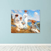 zomer 1909 canvas afdruk (Insitu (Houten vloer))