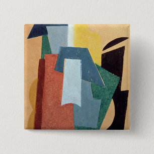 zomer 1917-18 vierkante button 5,1 cm