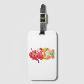 zomer 1 bagagelabel (Voorkant (verticaal))