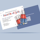 Zomer 4 juli Popsicles Custom Kaart