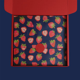 Zomer Aardbei Fruit patroon Tissuepapier