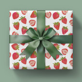 Zomer Aardbei Patroon Cadeaupapier