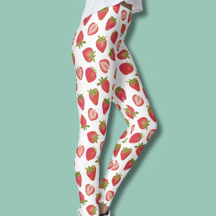 Zomer Aardbei Patroon Leggings