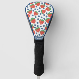 Zomer Aardbeien en Bosbessen Fruit Patroon Golfheadcover