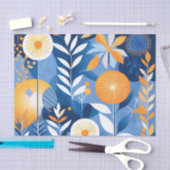 Zomer Abstract Botanisch Tissuepapier (Craft)