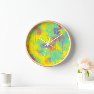 Zomer abstracte, kleurrijke Waterverf splatters