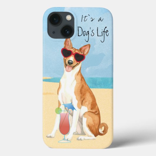 Zomer Basenji Case-Mate iPhone Case (Achterkant)