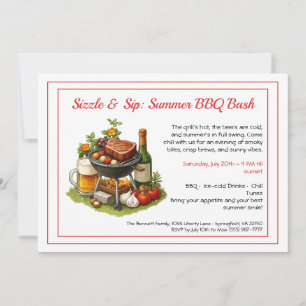 Zomer BBQ & Bierfeest Uitnodiging