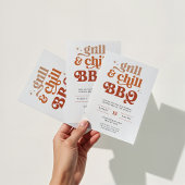 Zomer BBQ Grill Out Party Kaart