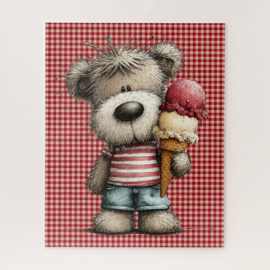 Zomer Beer Puzzel (Verticaal)