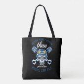 Zomer Biker Shopping Draagtas (Achterkant)