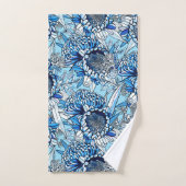 Zomer Blauwe Waratah Bloemen Bad Handdoek (Handdoek)