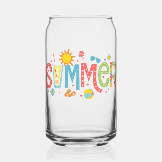 zomer blikvorm glas (Voorkant)