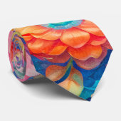 Zomer Bloem Boeket Whimsical Boho Stropdas (Opgerold)