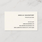 Zomer Bloem Boeket Whimsical Boho Visitekaartje (Achterkant)