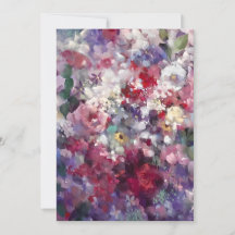 Zomer Bloemen Boeket in Waterverf