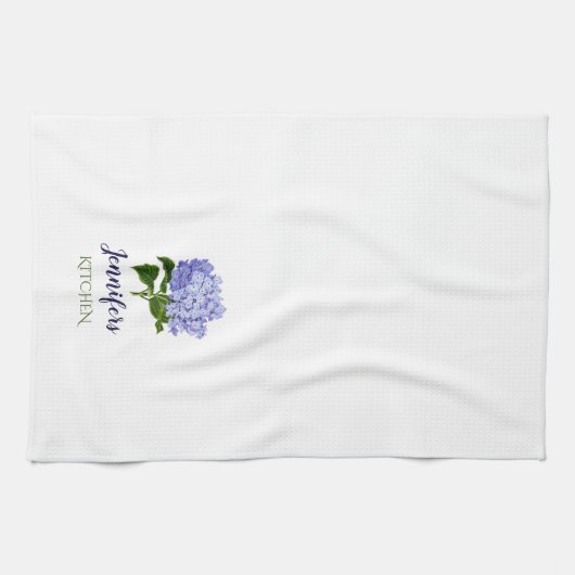 Zomer Bloemen Hydrangea Keukenhanddoek (Horizontaal)
