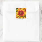 Zomer Bloemen Sticker (Tas)