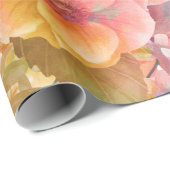 Zomer bloemenachtergrond cadeaupapier (Rol Hoek)