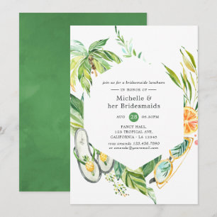 Zomer Bridesmaids Luncheon Kaart