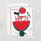 zomer briefkaart (Voorkant / Achterkant)