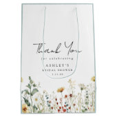 Zomer Bruidsboeket Dankjewel Medium Cadeauzakje (Achterkant)